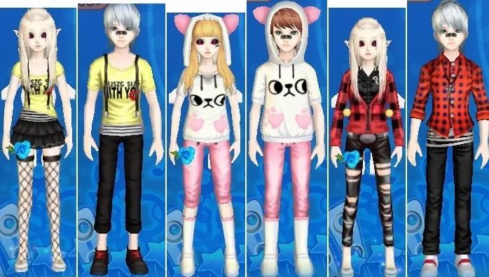 求QQ炫舞的好看情侣装