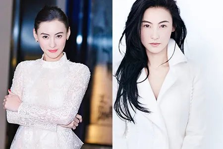 任贤齐张柏芝合体画面温馨 张美女发布会现身穿搭休闲