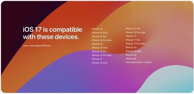 iOS17支持哪几款机型，什么时候更新，一文了解清楚