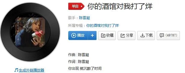 抖音你的酒馆对我打了烊是什么歌