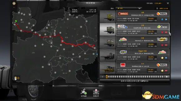 欧洲卡车模拟2图文攻略 欧洲卡车模拟流程攻略一览