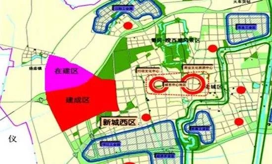 扬州市新城西区的扬州市新城西区