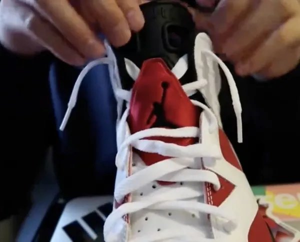 乔6鞋带扣应该怎么用？AJ6鞋带系法详细图解教学