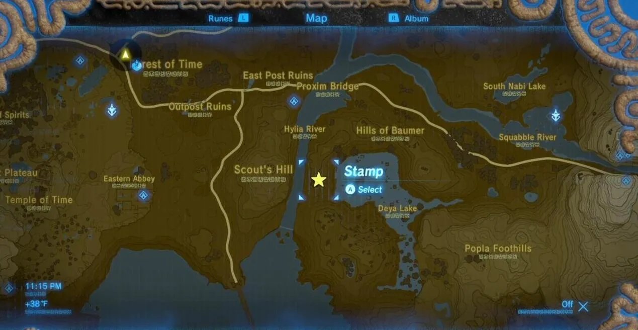 塞尔达回忆点位置